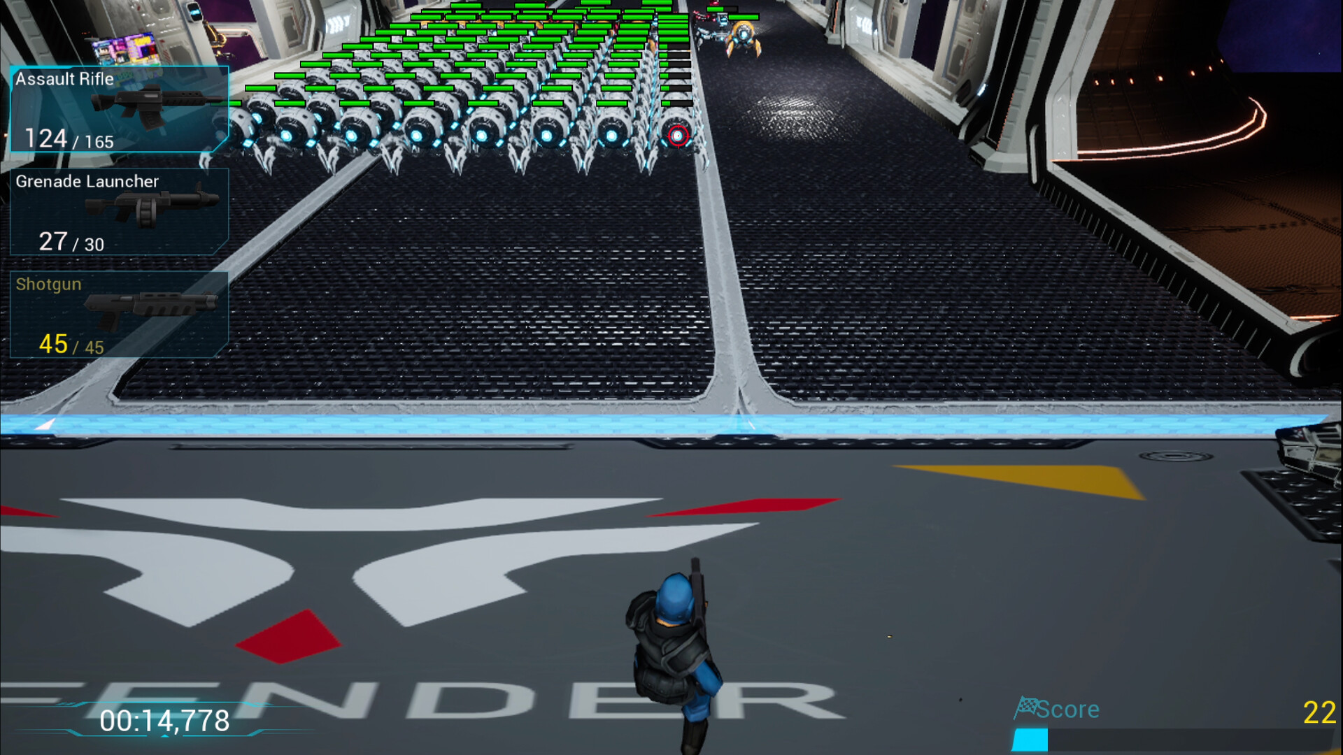 角色裝備介面，展示了不同的武器和其屬性。