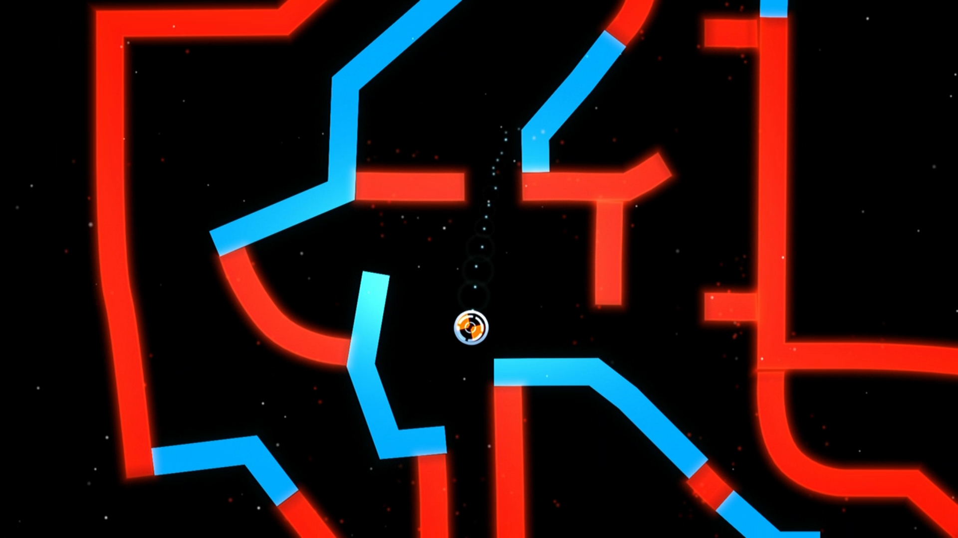 iO 抽象且簡潔的美術風格