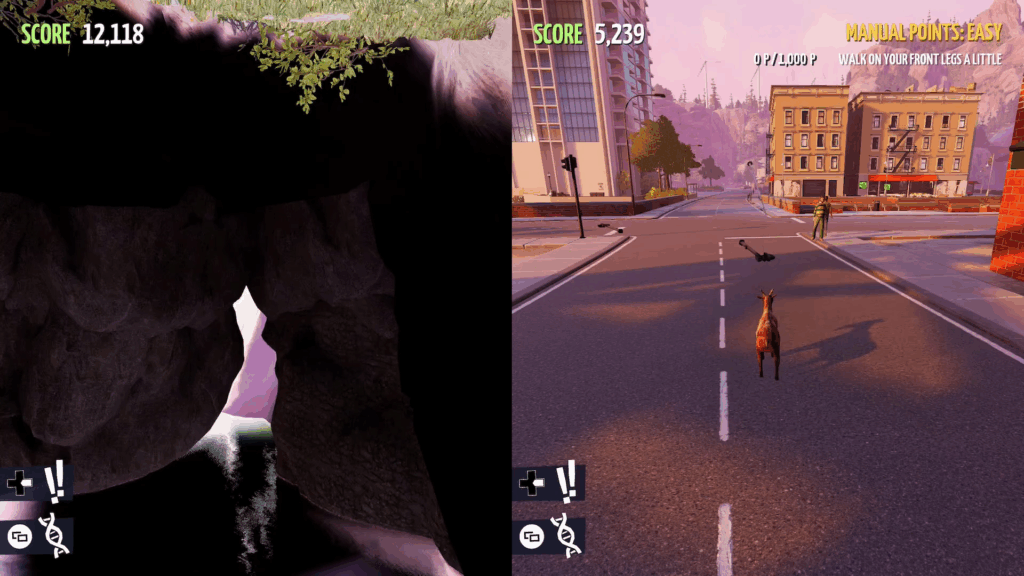 山羊舔住一架直升機,被帶到空中。