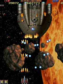 《VIPER PHASE-1》的激烈戰鬥畫面