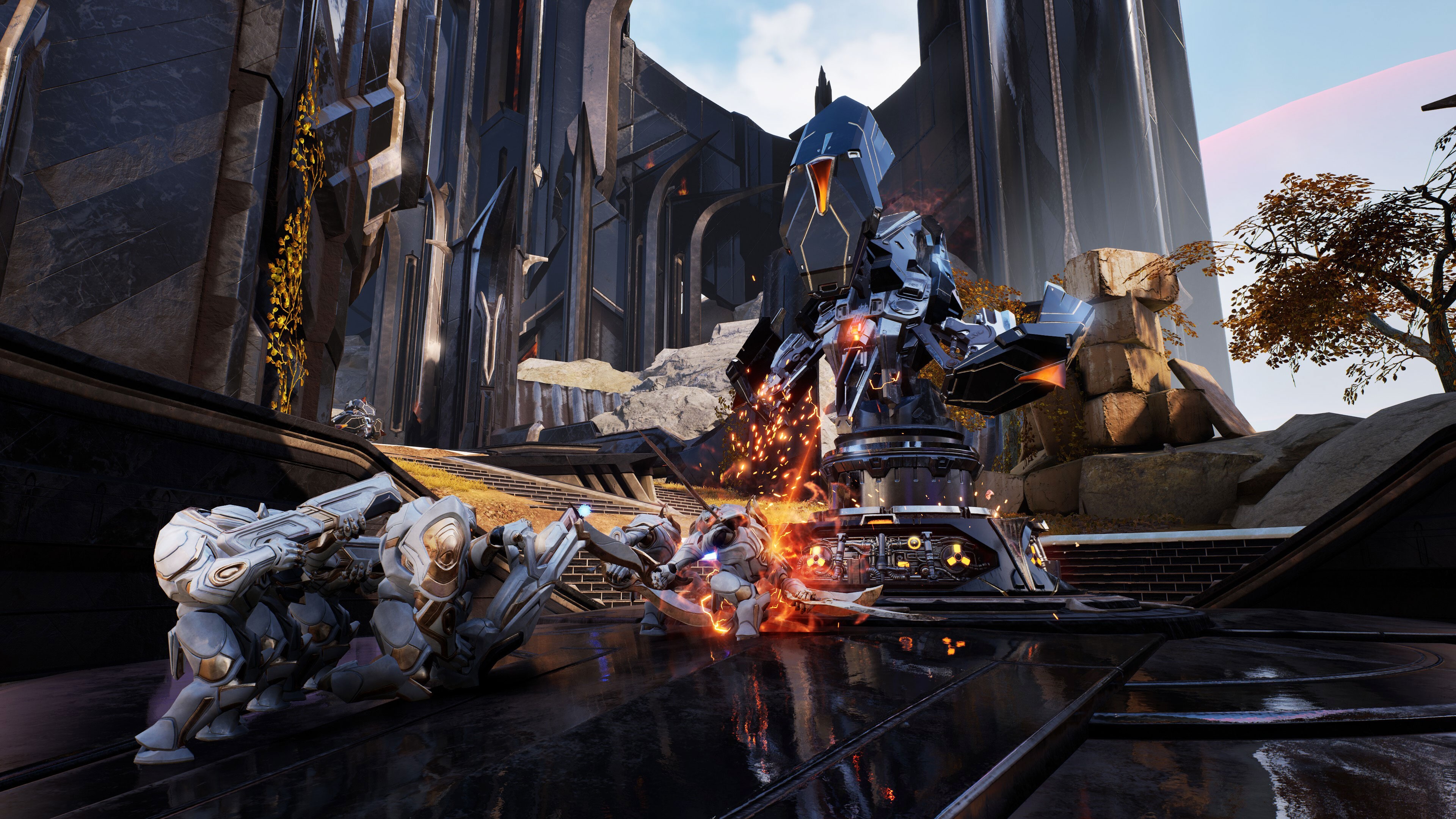 遊戲中的團戰瞬間