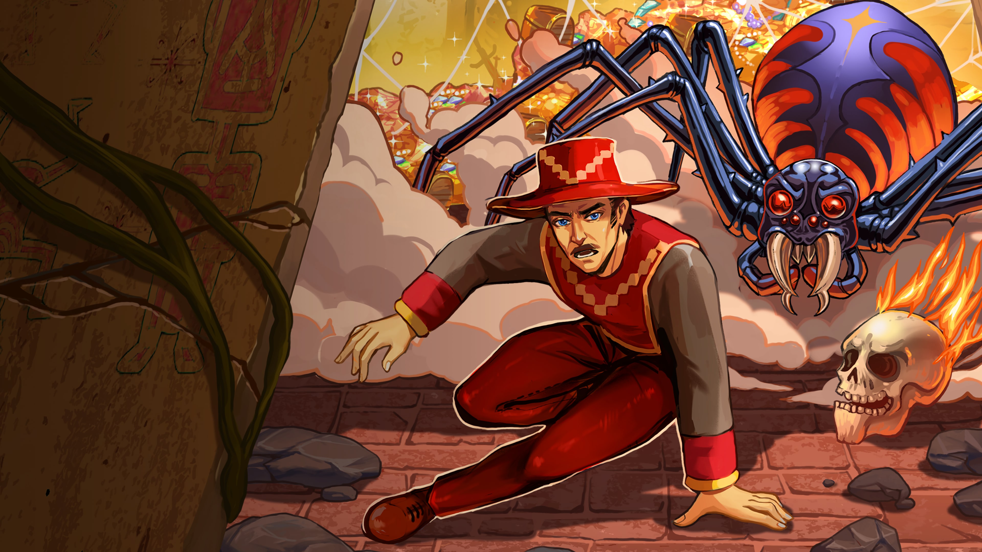 Montezuma's Revenge 40週年紀念版遊戲主視覺