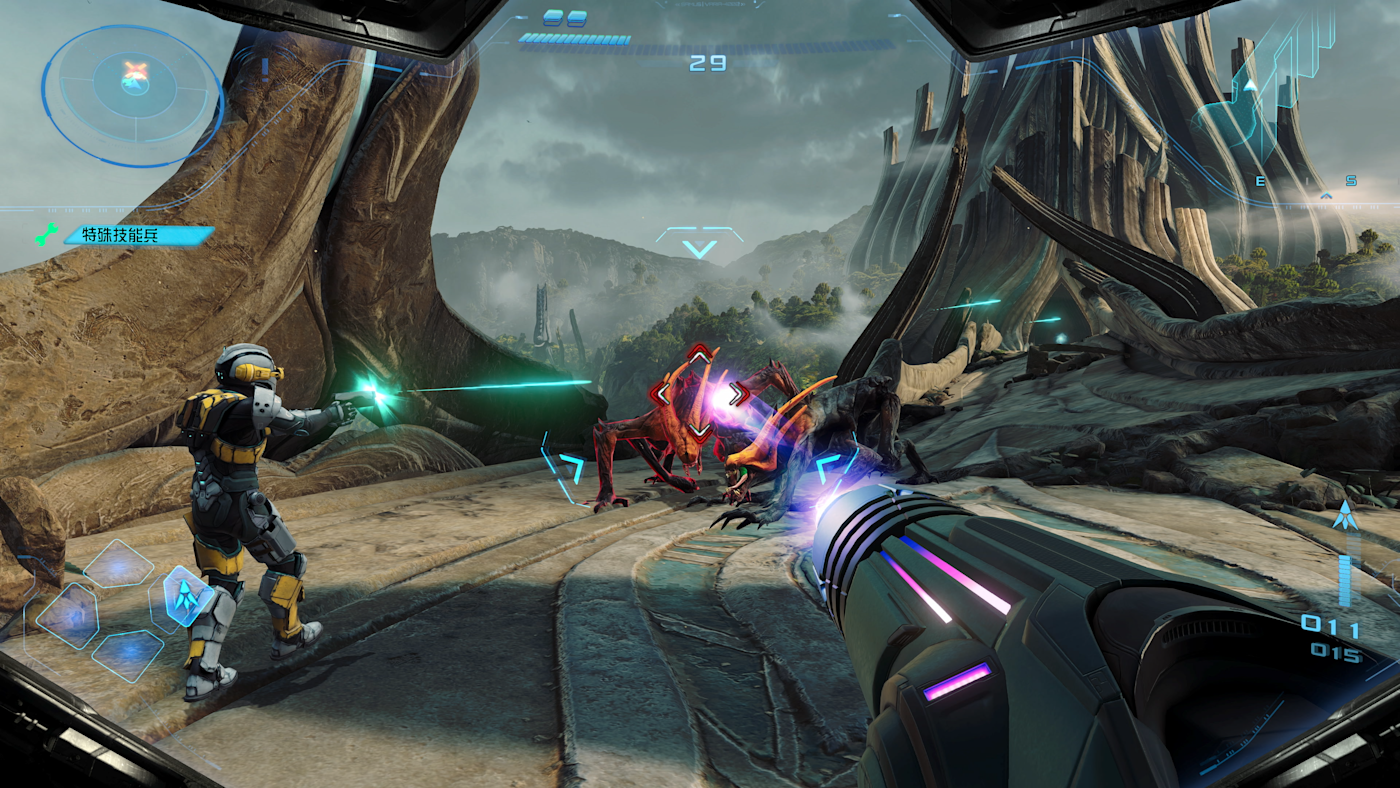 團隊合作探索未知遺跡