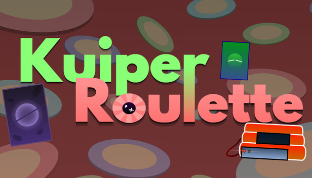 《柯伊伯輪盤》宣傳圖，展示遊戲Logo與主要角色群