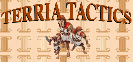 《特里亞戰術》（Terria Tactics）遊戲主視覺圖，展現了宏大的戰略地圖與復古風格。