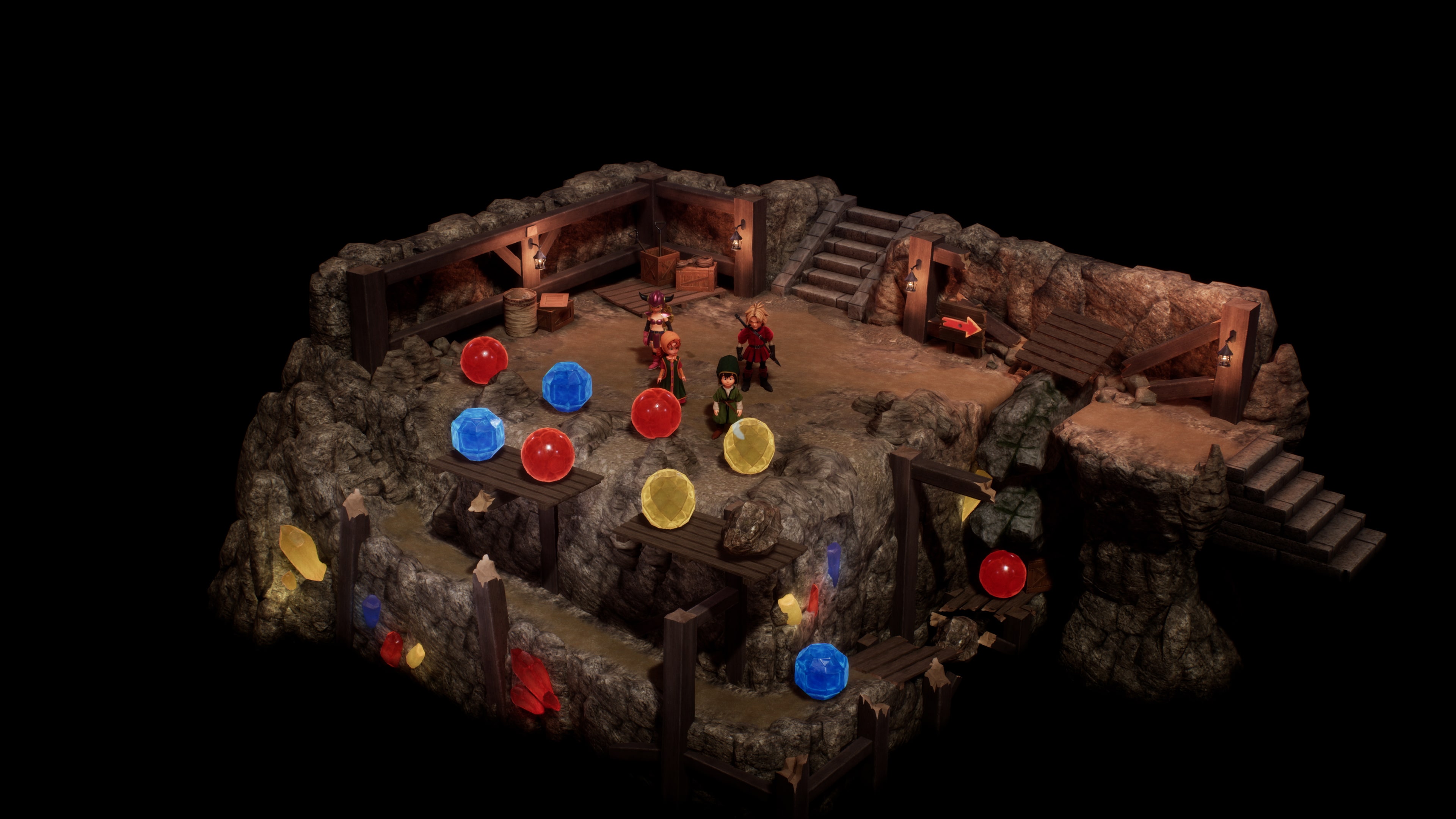 遊戲中的城鎮場景