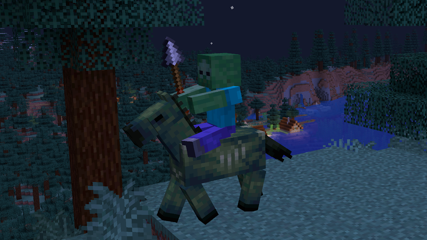 騎乘殭屍馬的殭屍