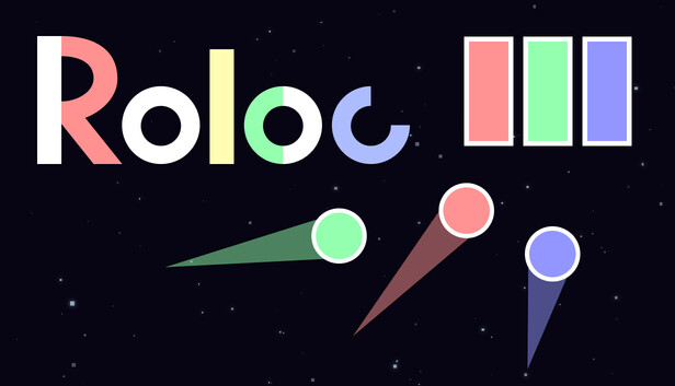 Roloc 宣傳圖,簡潔的標題設計與色彩方塊。