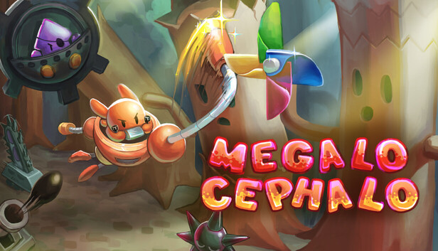 Megalocephalo 遊戲宣傳圖，呈現卡通風格的角色設計