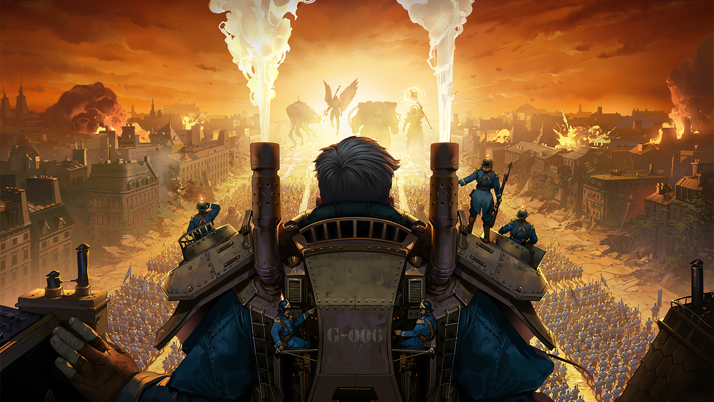 充滿戰爭氛圍的都市戰場