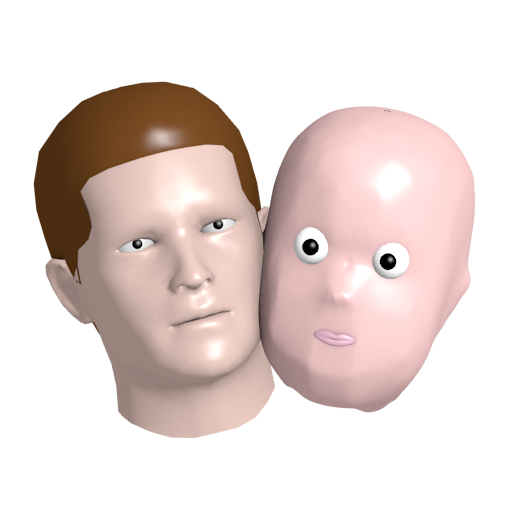 父親與嬰兒的溫馨合照