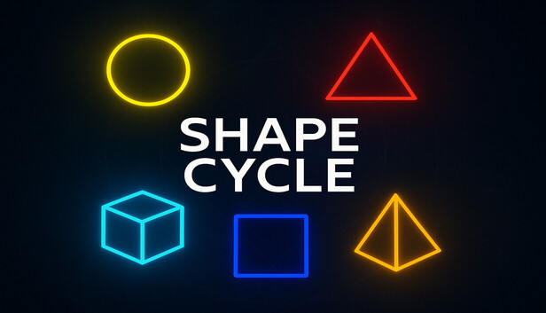 ShapeCycle 遊戲宣傳橫幅。