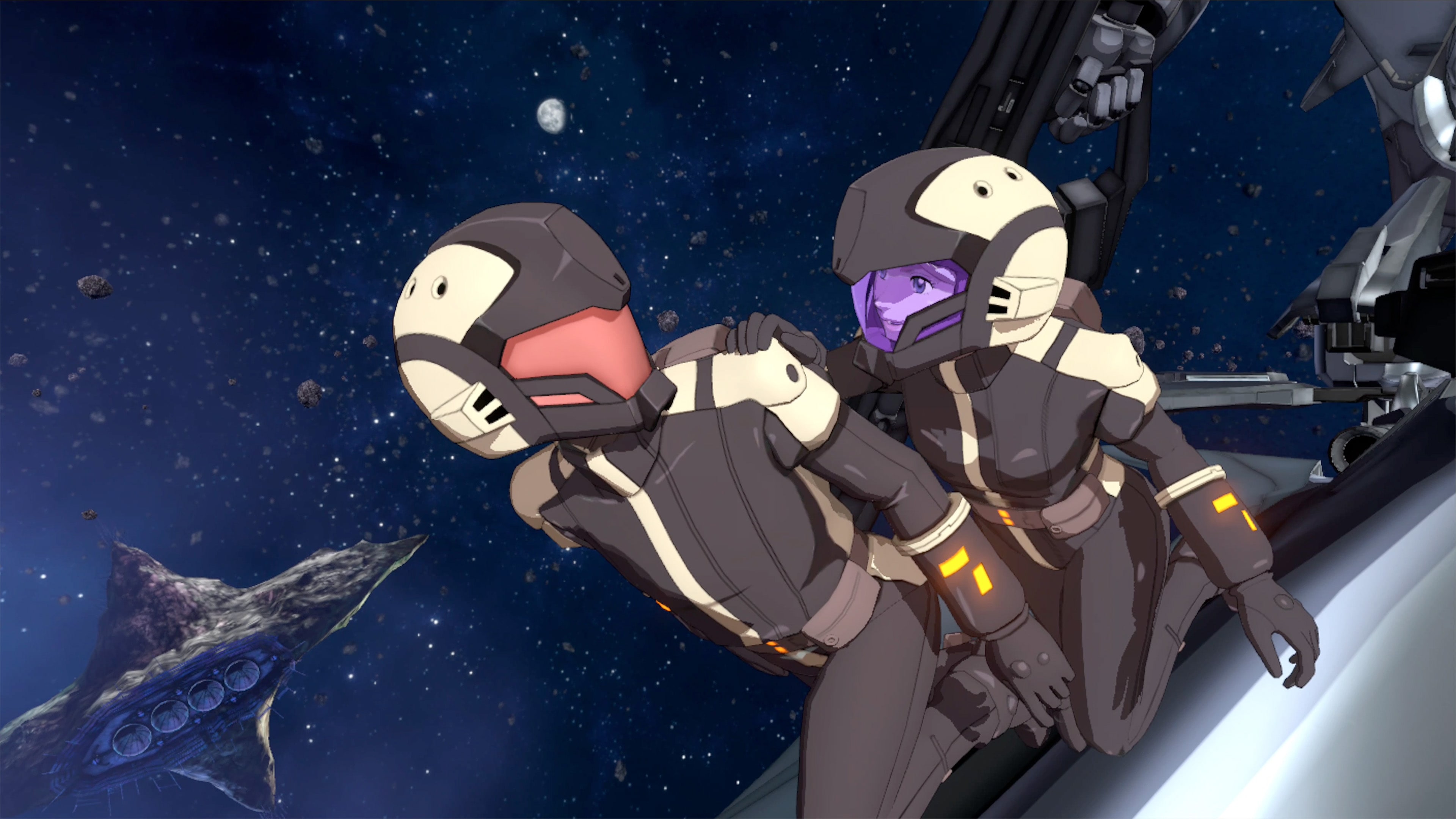 機動戰士鋼彈:銀色幻影 激烈戰鬥畫面