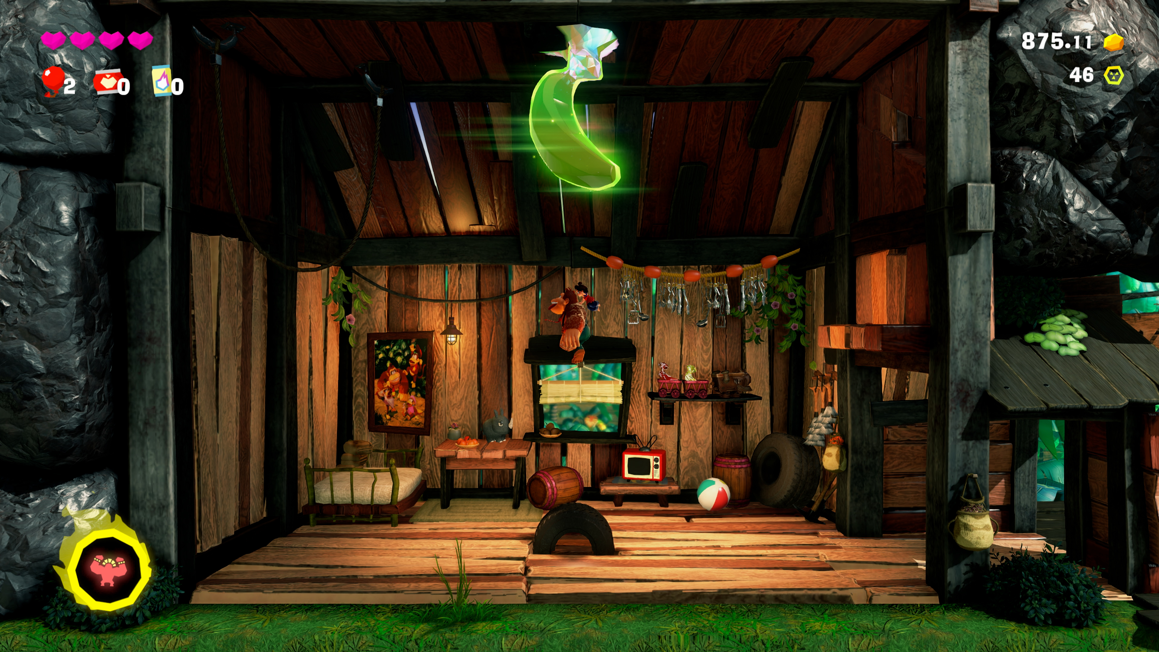 隱藏在關卡中的咚奇剛的家