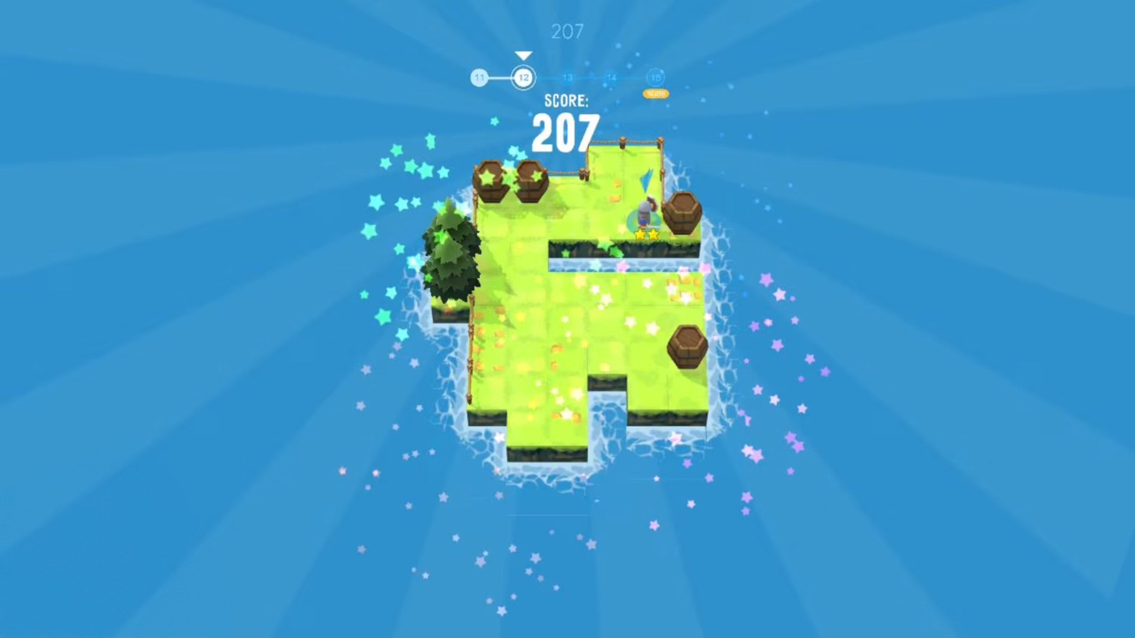 複雜的關卡設計示意圖