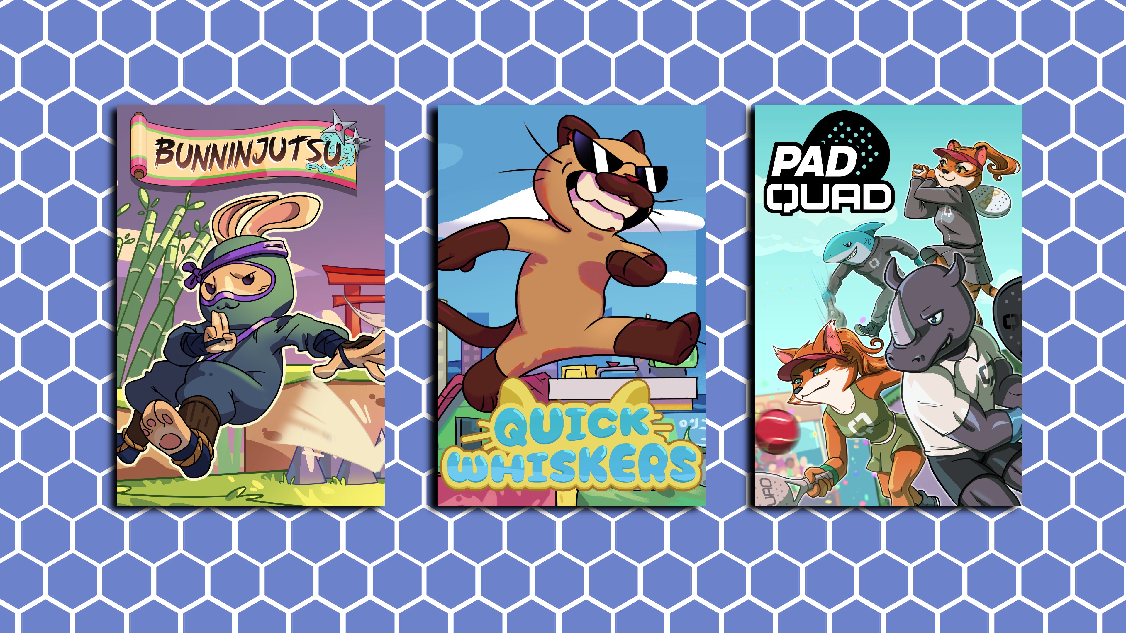 Pad Quad + Bunninjutsu + Quick Whiskers (Bundle) 遊戲封面