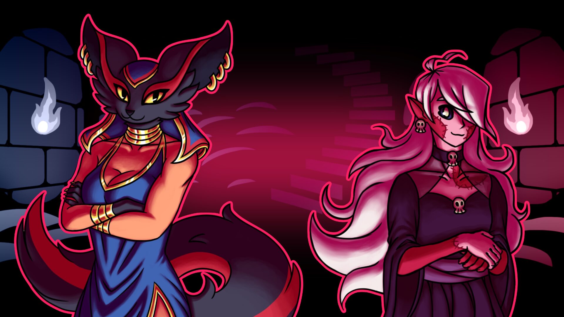 Sacrifice For Sale 遊戲主視覺圖，展現陰暗神秘的氛圍