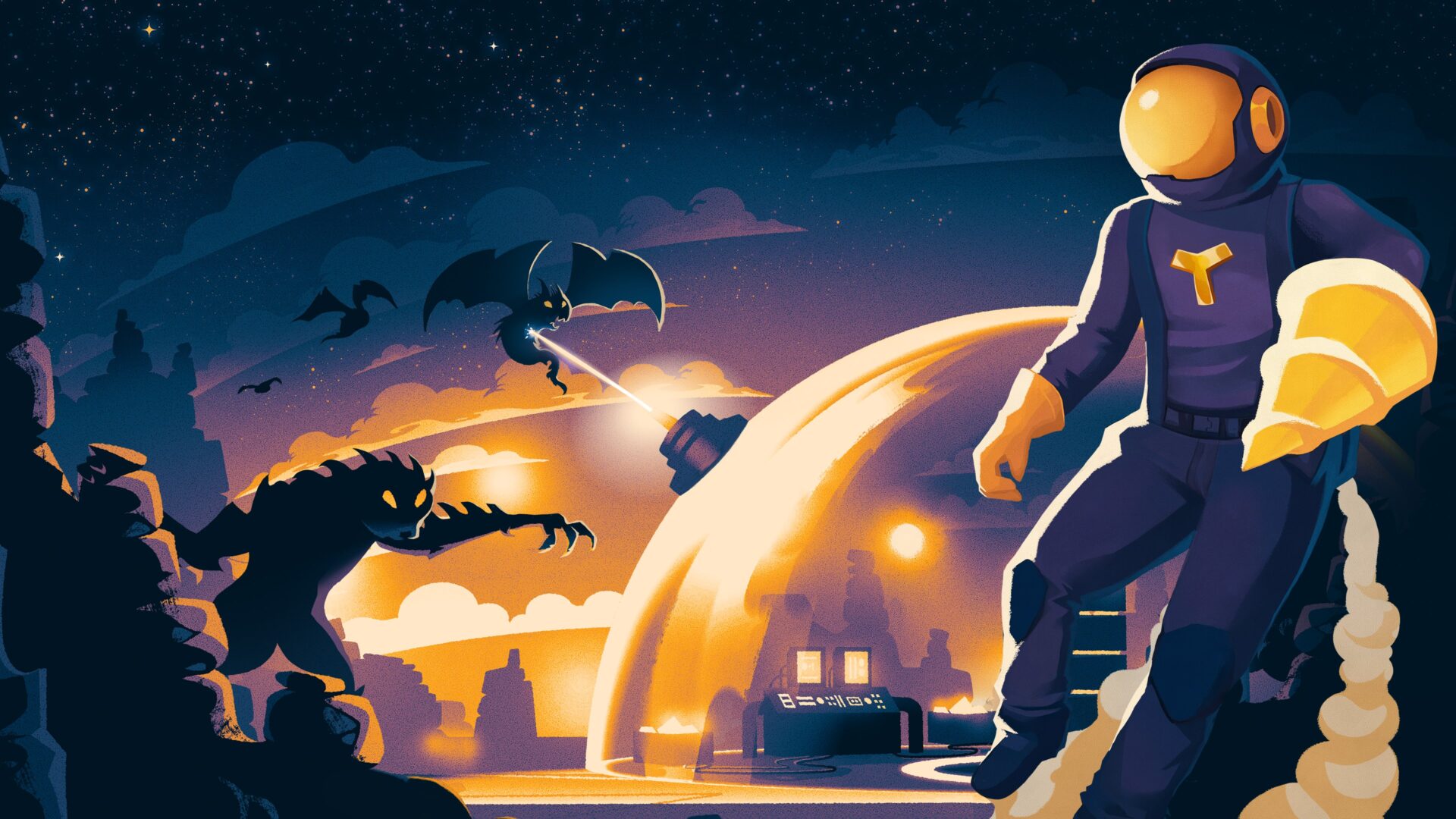 穹頂守護者 Dome Keeper 遊戲主視覺