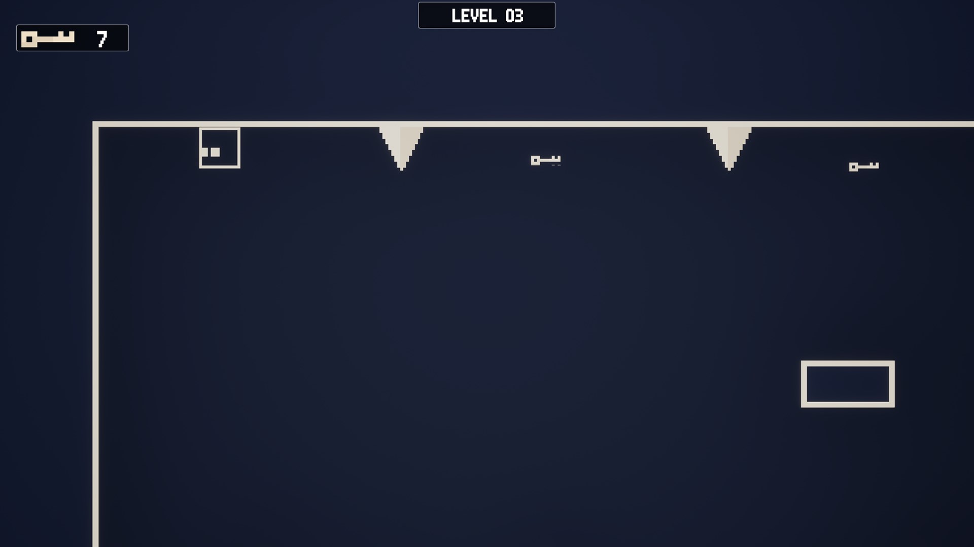 極簡像素風格的遊戲畫面