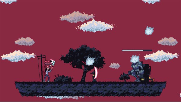 主角手持電鋸面對挑戰