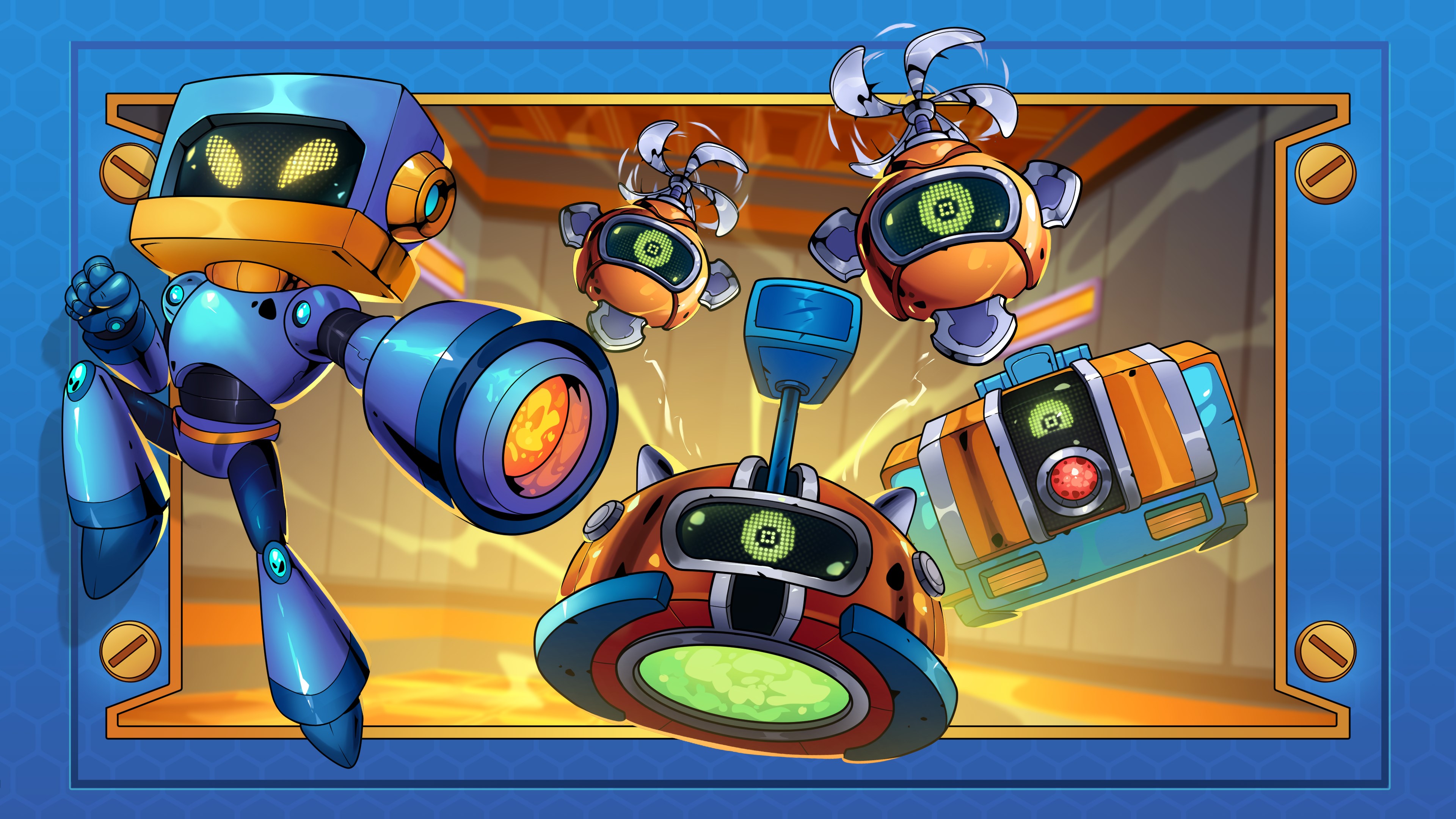 Metal Shoot 遊戲主視覺圖，展現經典像素風格