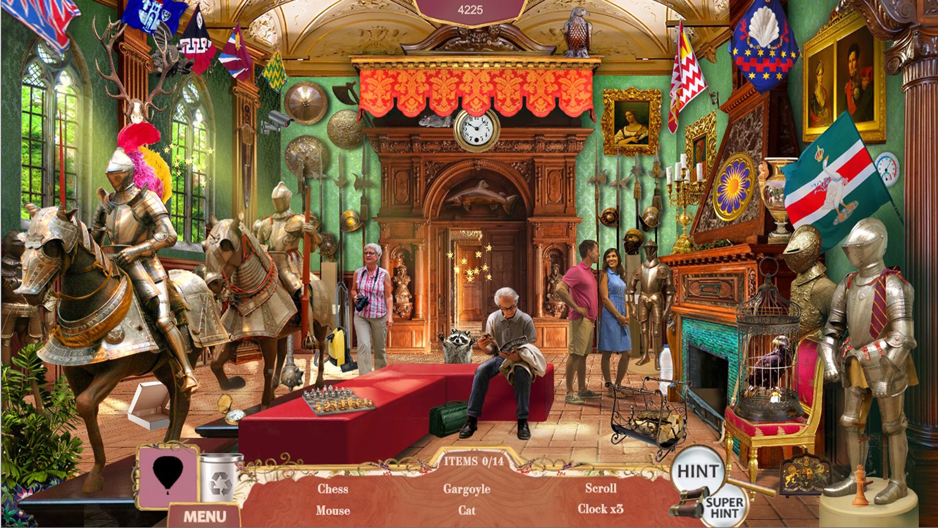 遊戲場景展示了著名的歐洲城堡與自然景觀。