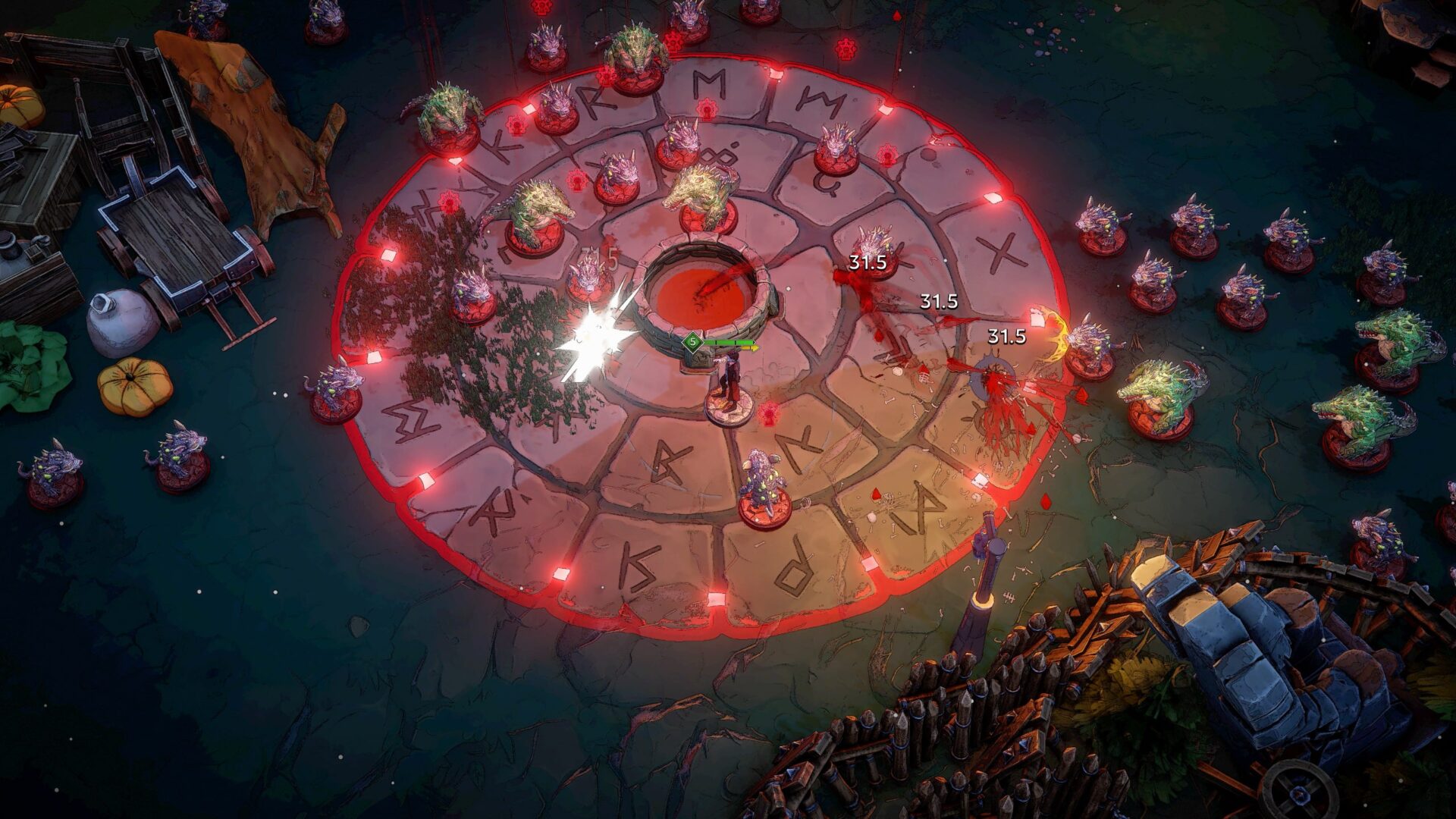 Night Swarm 激烈戰鬥場面