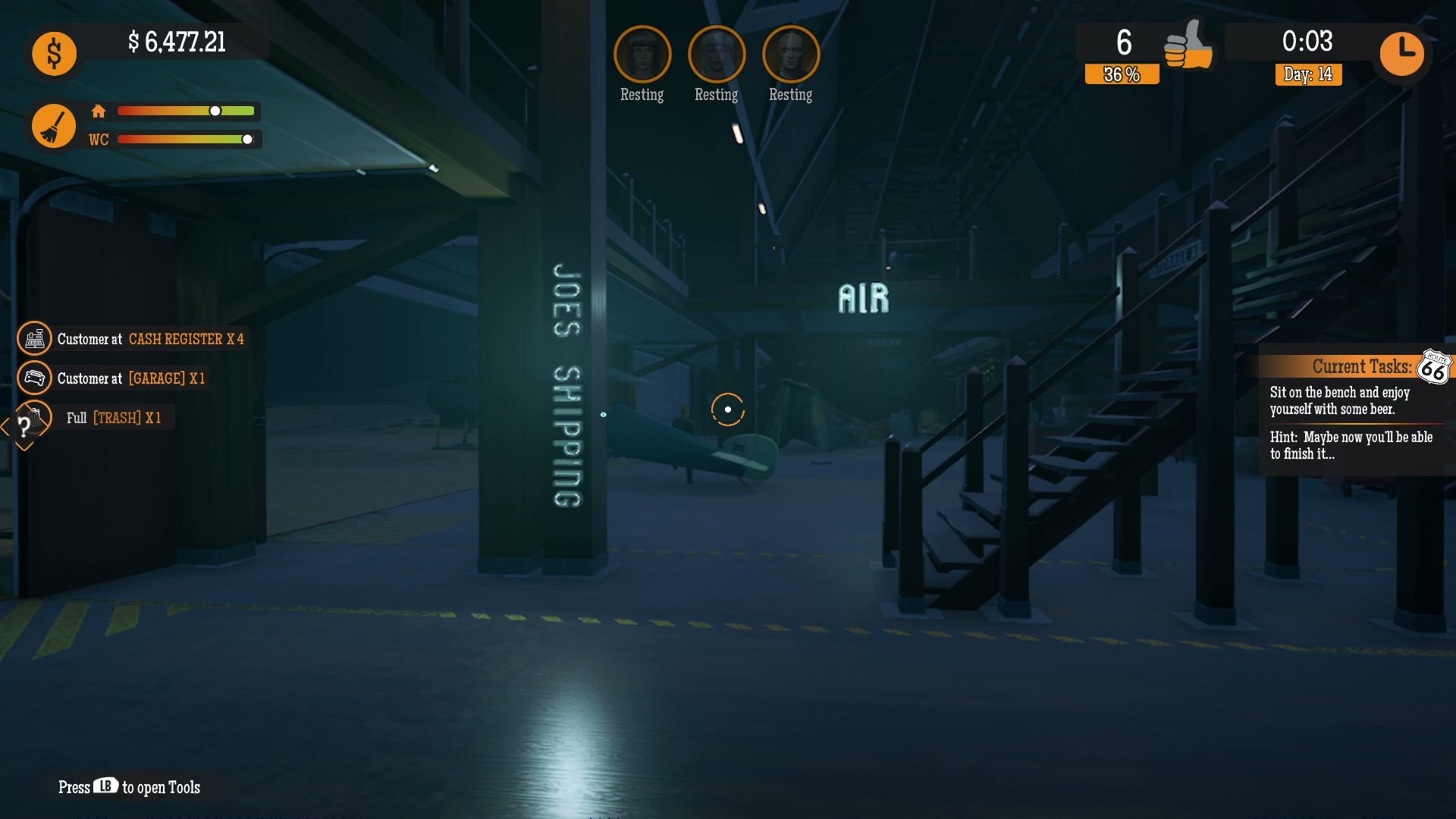 加油站大亨遊戲實際畫面