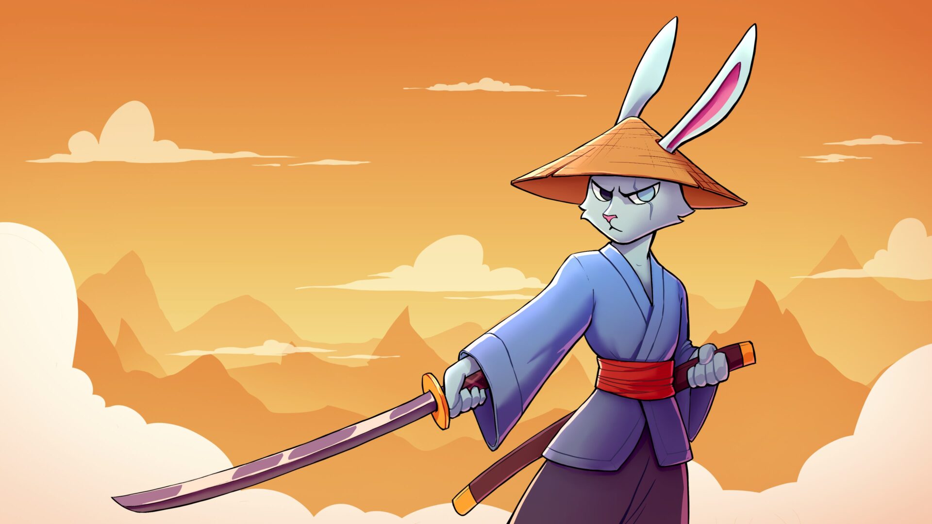 Rabbit Samurai 遊戲封面主視覺