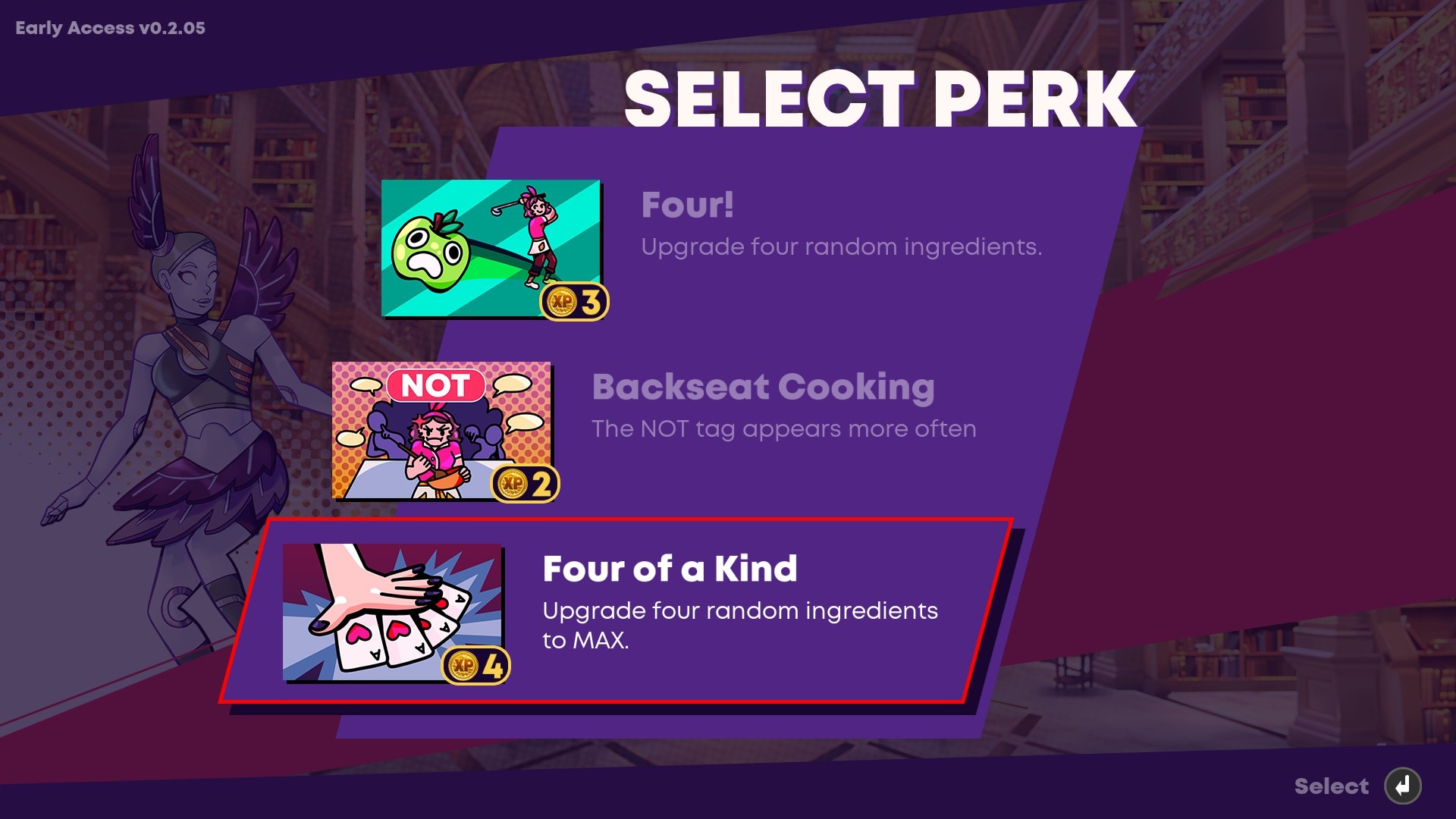 玩家可以在輪班之間選擇升級