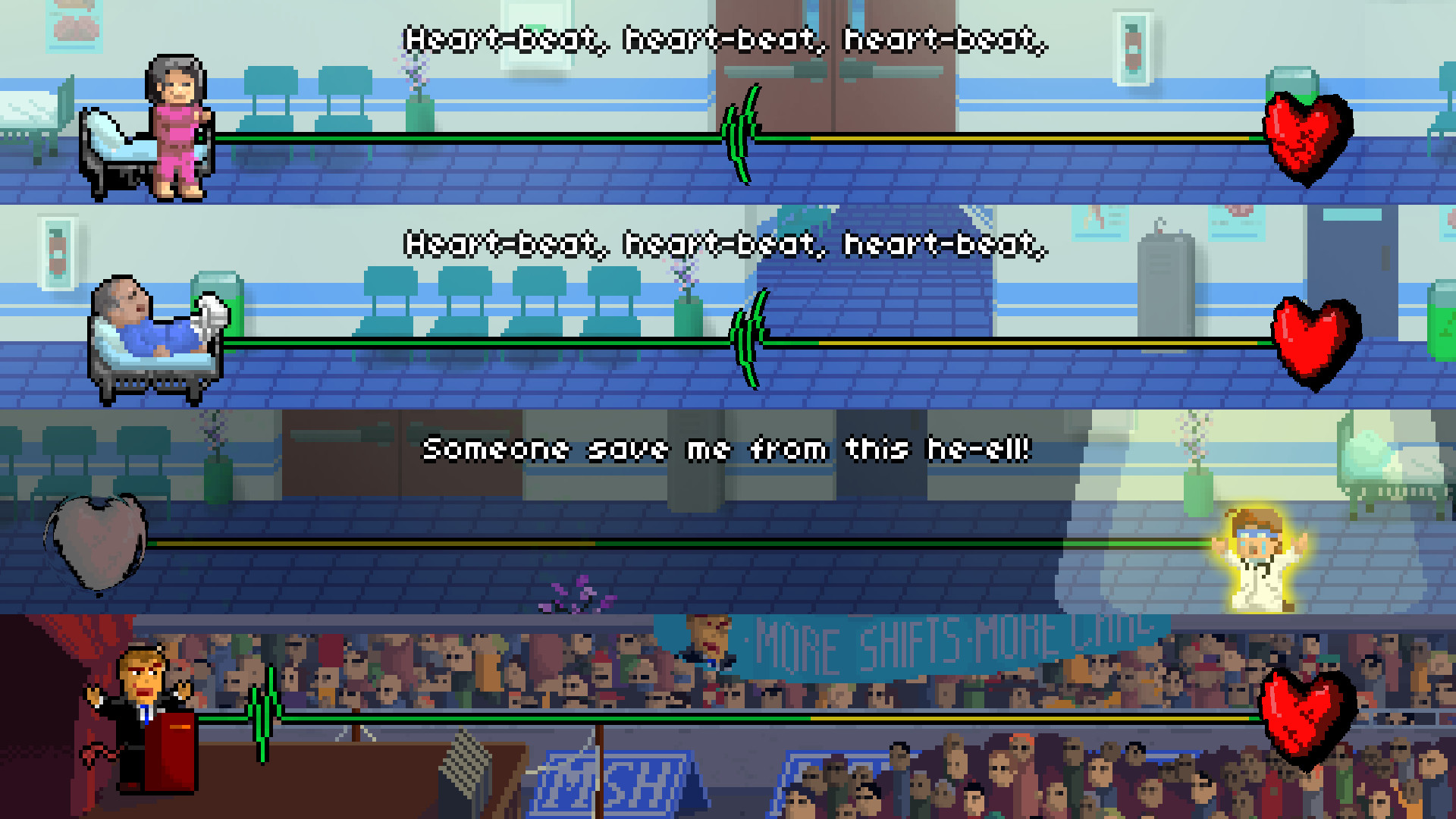 遊戲後期複雜且華麗的演出效果，充滿視覺衝擊力