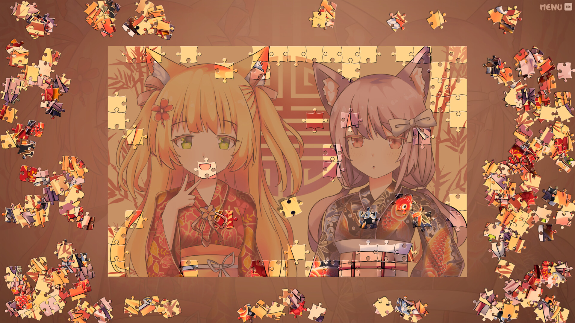 充滿生活氣息的場景拼圖,畫面細膩,光影效果出色。