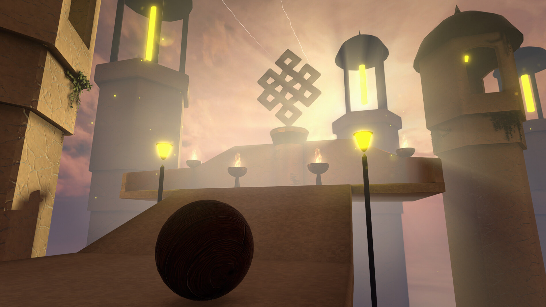 玩家在懸浮平台上進行精準跳躍