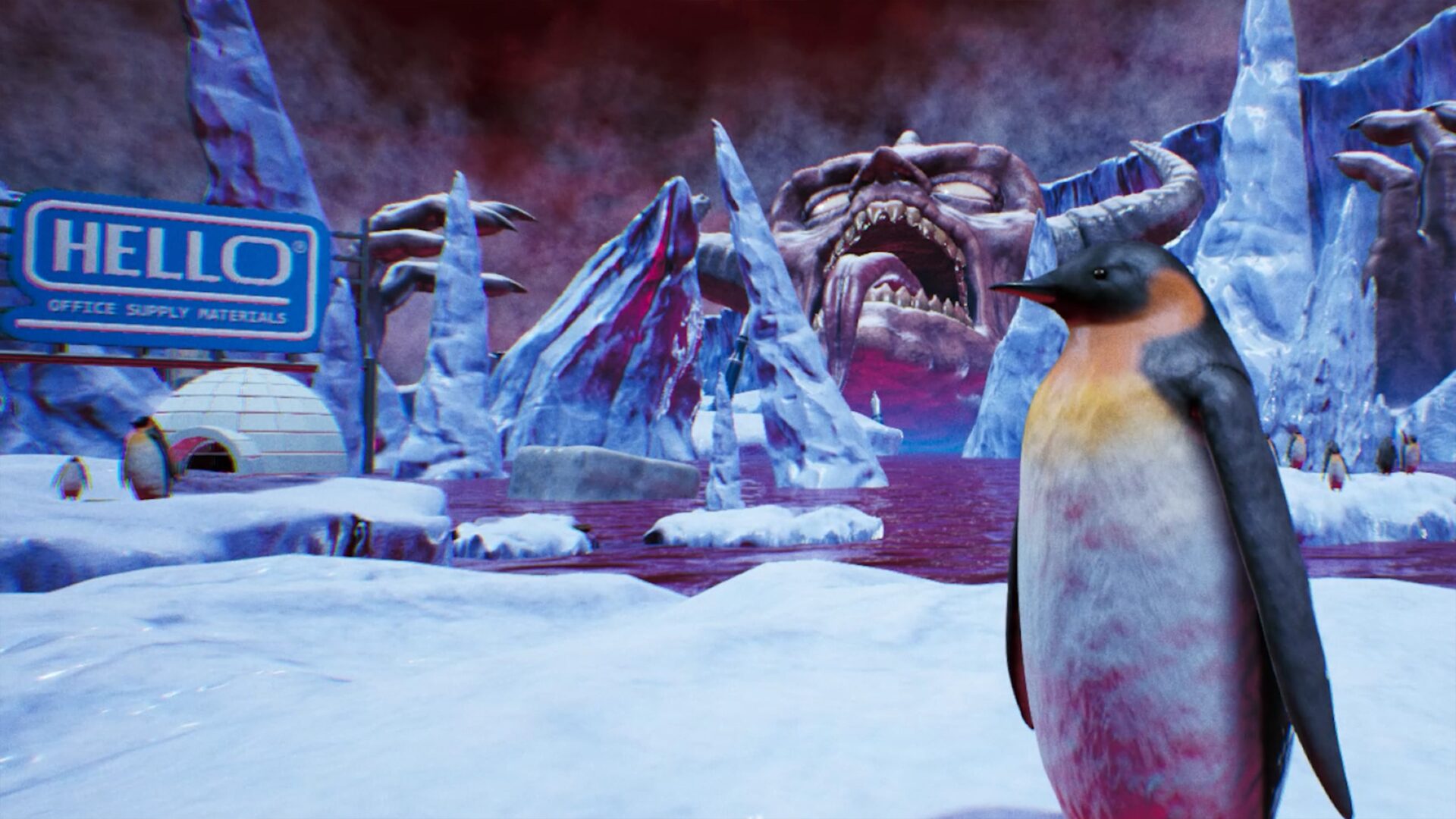 在危險的環境中高速前進