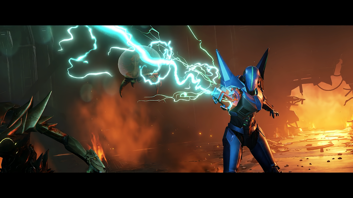 薩姆斯與銀河聯邦兵會合