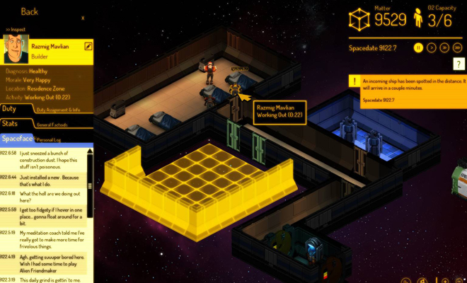 太空基地DF-9 居民工作場景