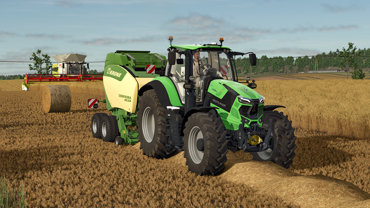 模擬農場 25 的廣闊田野