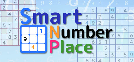 Smart Number Place 遊戲主視覺圖，展現簡約而現代的數獨設計風格