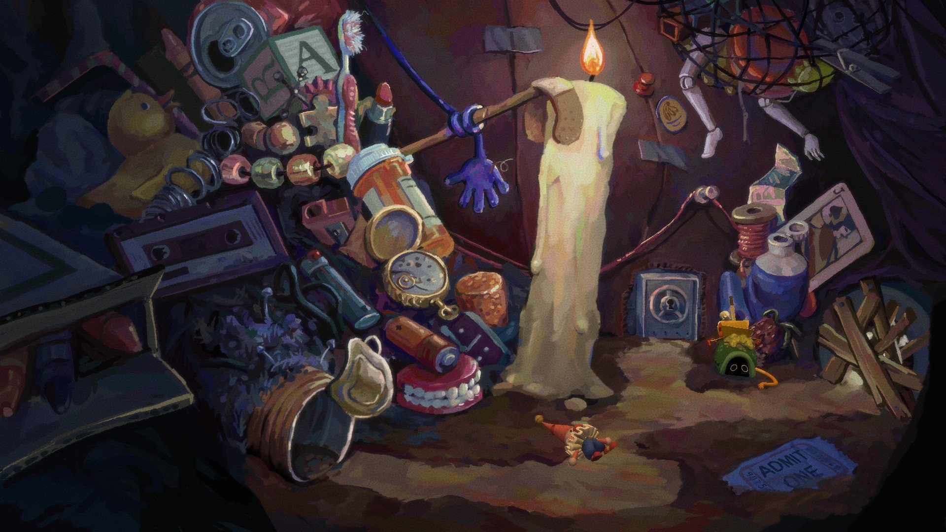 Poco 在充滿廢棄物的地底世界探索