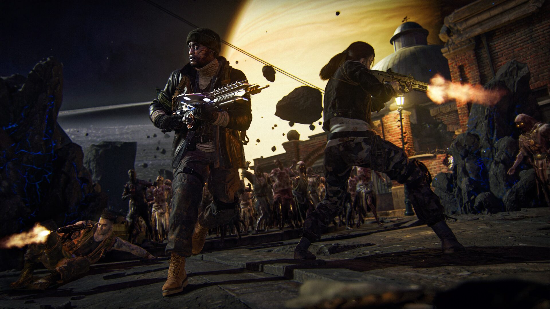 角色手持高科技武器