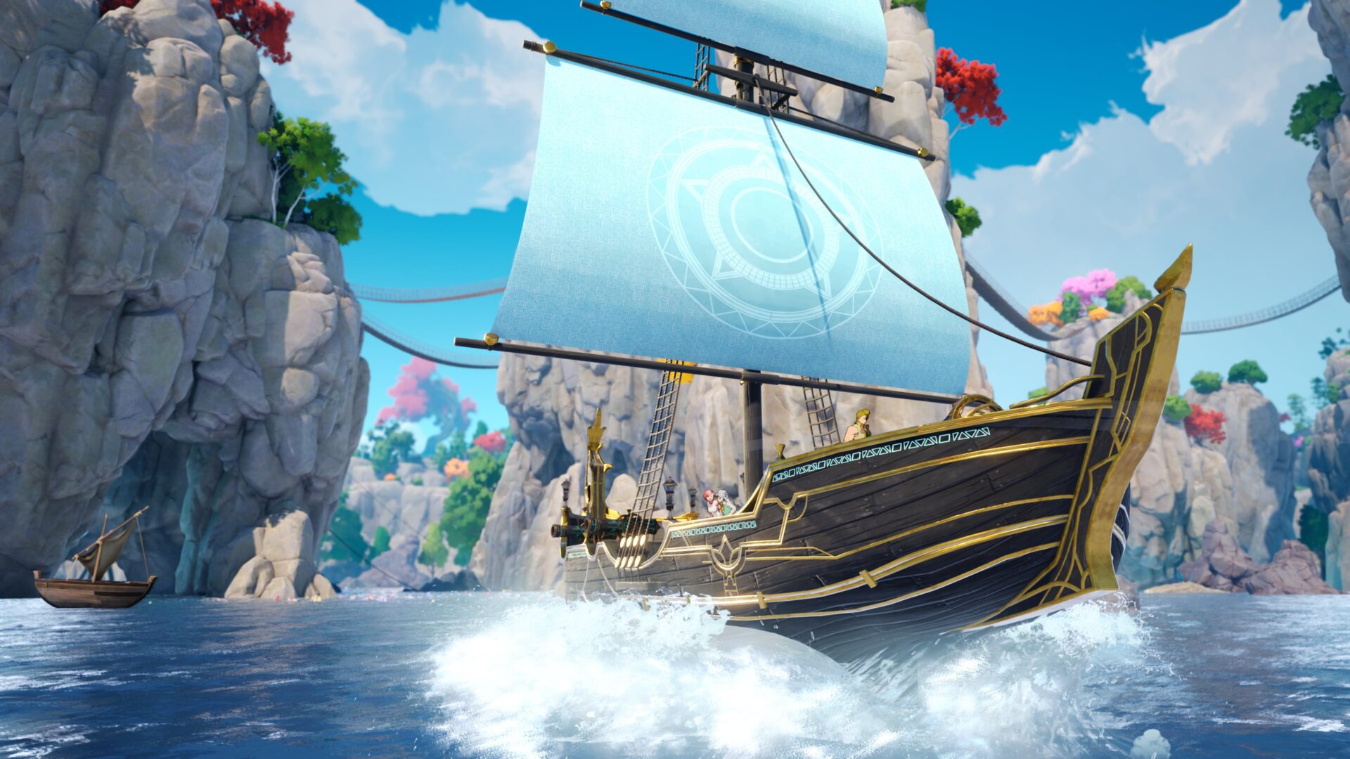 梅里奧達斯施展技能的戰鬥畫面