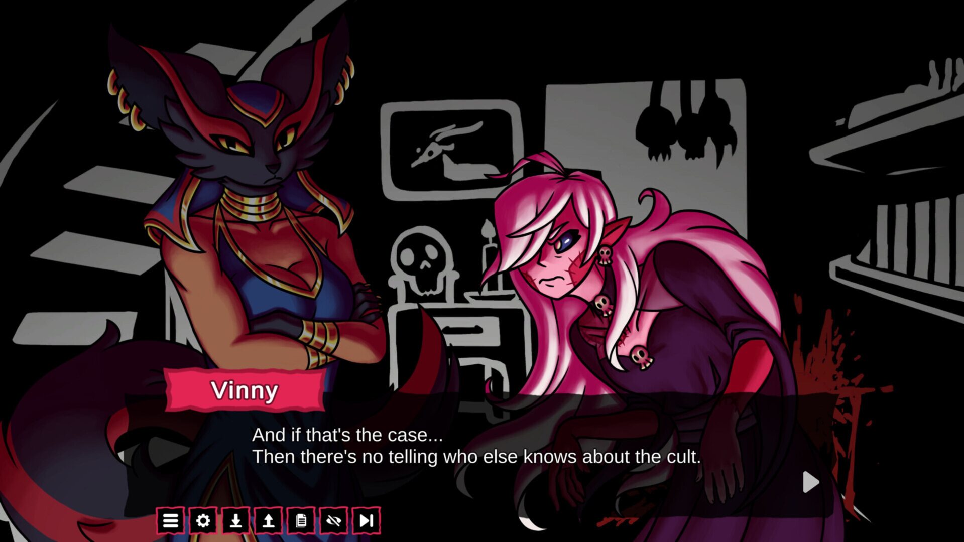 展現遊戲中關鍵劇情選擇點的畫面