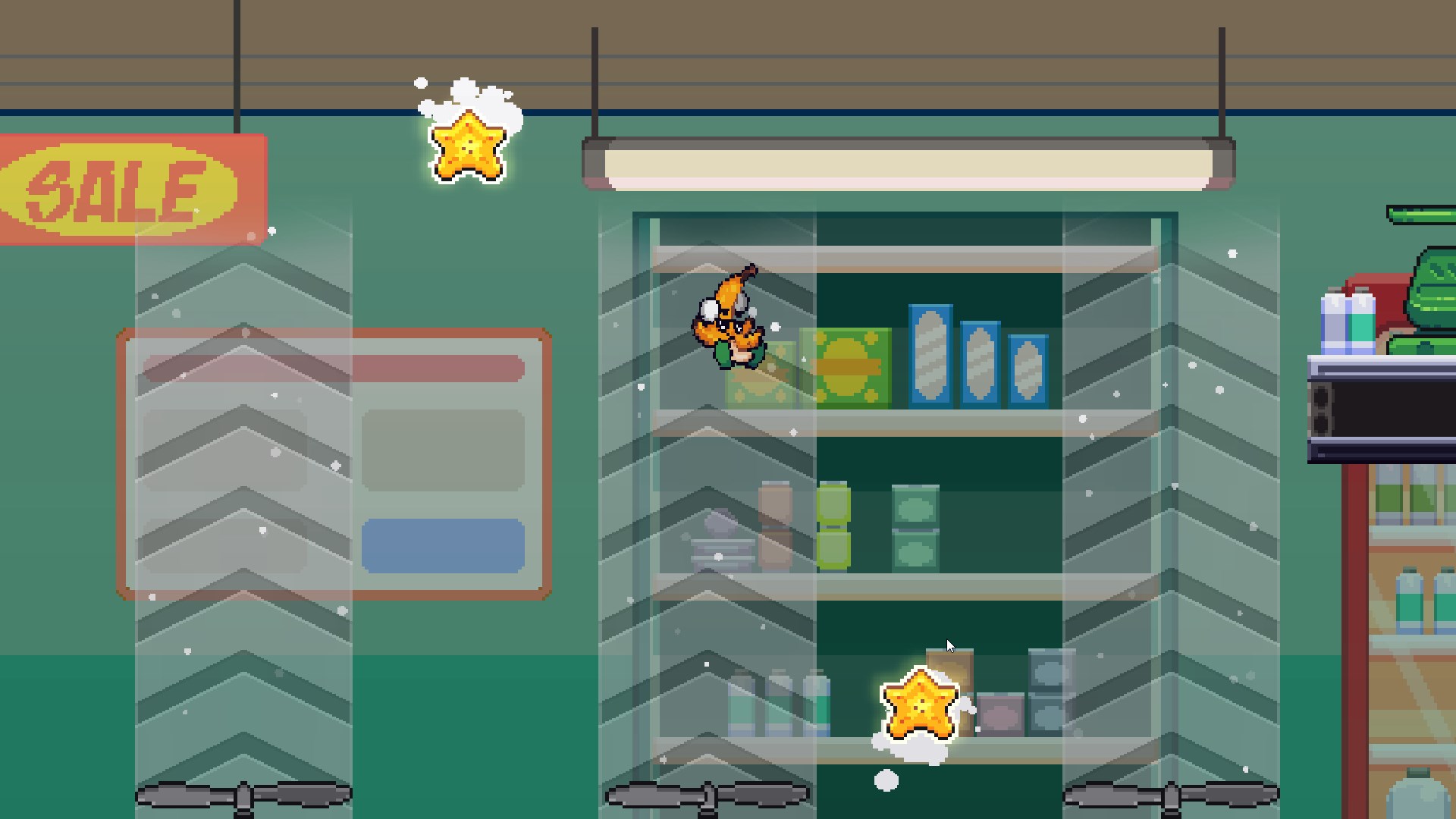 遊戲截圖：葡萄正在通過狹窄的通道