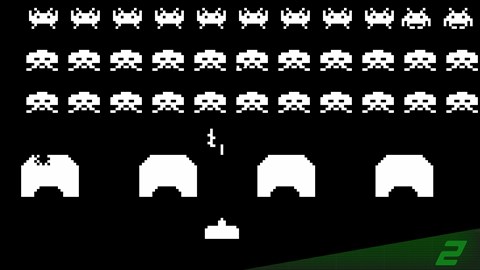 Arcade Archives 2 SPACE INVADERS 遊戲主視覺圖