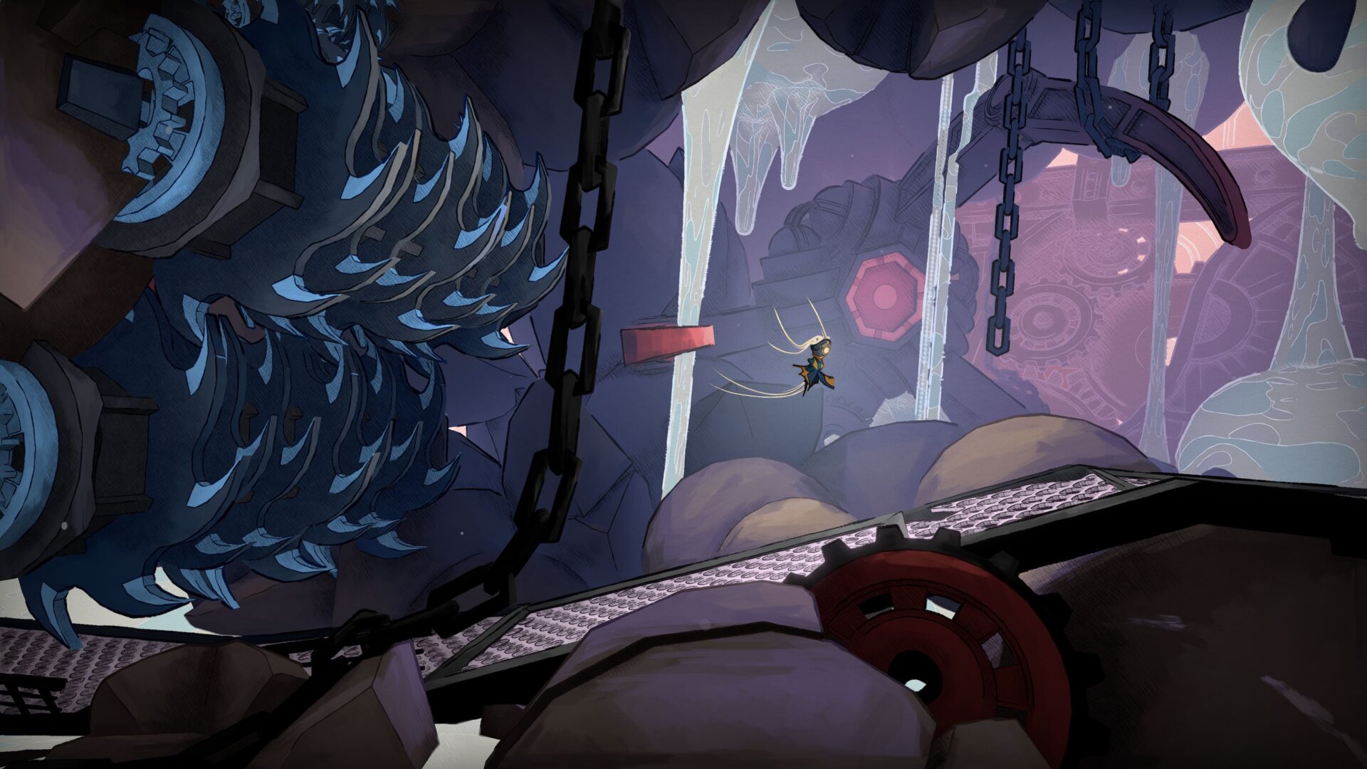 遊戲中充滿生機與危險的場景