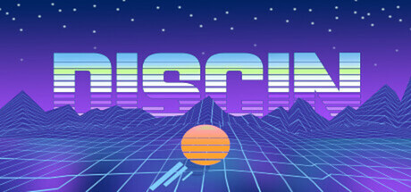 DISCIN 遊戲主視覺圖，展示了戶外飛盤高爾夫的自然場景