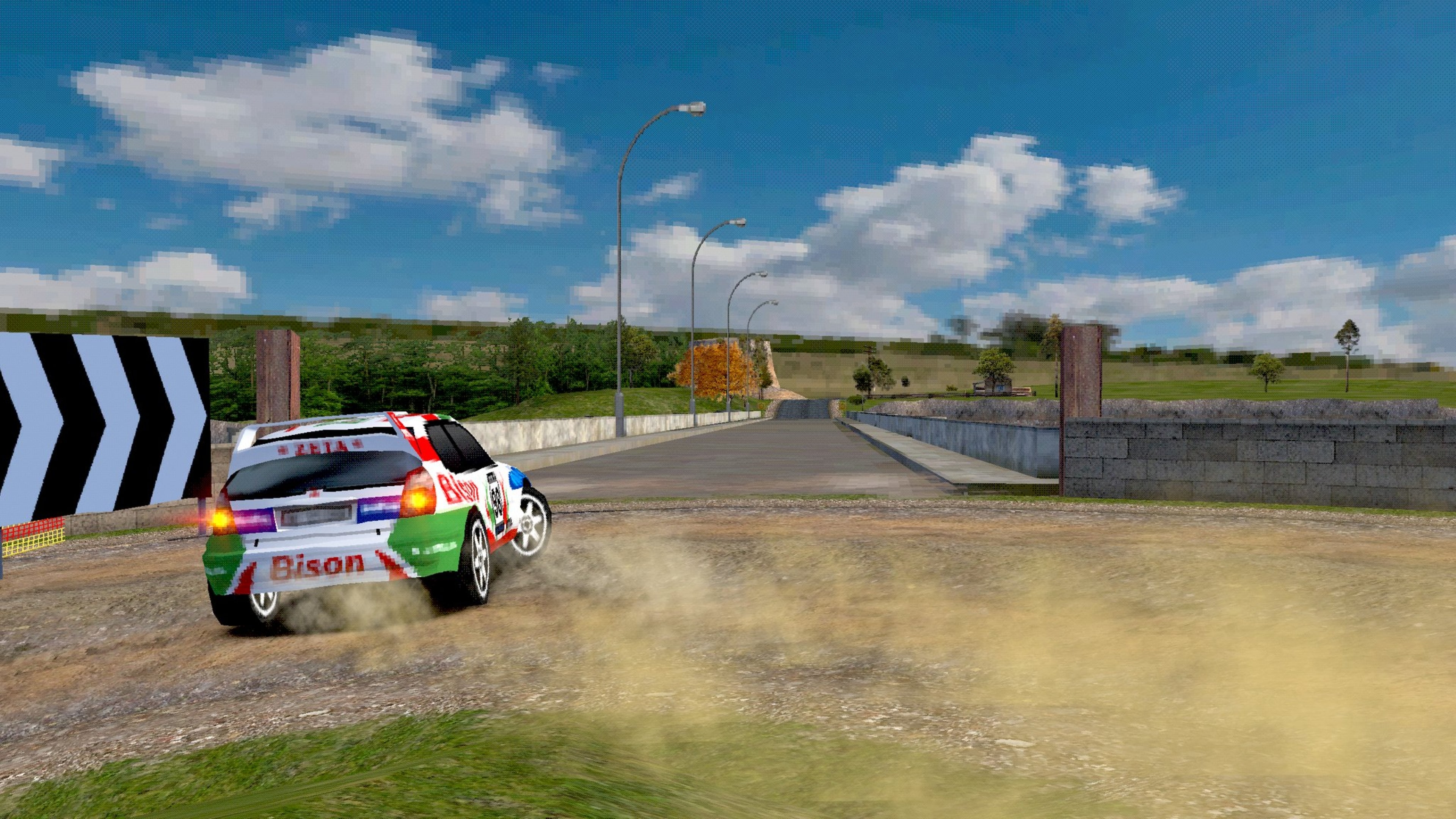 遊戲中的日落賽道