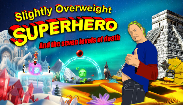 遊戲宣傳圖展示了微胖英雄的英姿