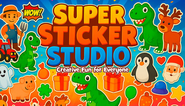 Super Sticker Studio 多樣化的貼紙主題