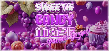 Sweetie Candy Maze: Purple Grape 遊戲主視覺圖